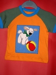 Colorfull Shirt met Retro Lammetje